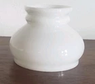 Vintage White Milk Glass Miniature Oil Lamp Shade 4" Student Shade