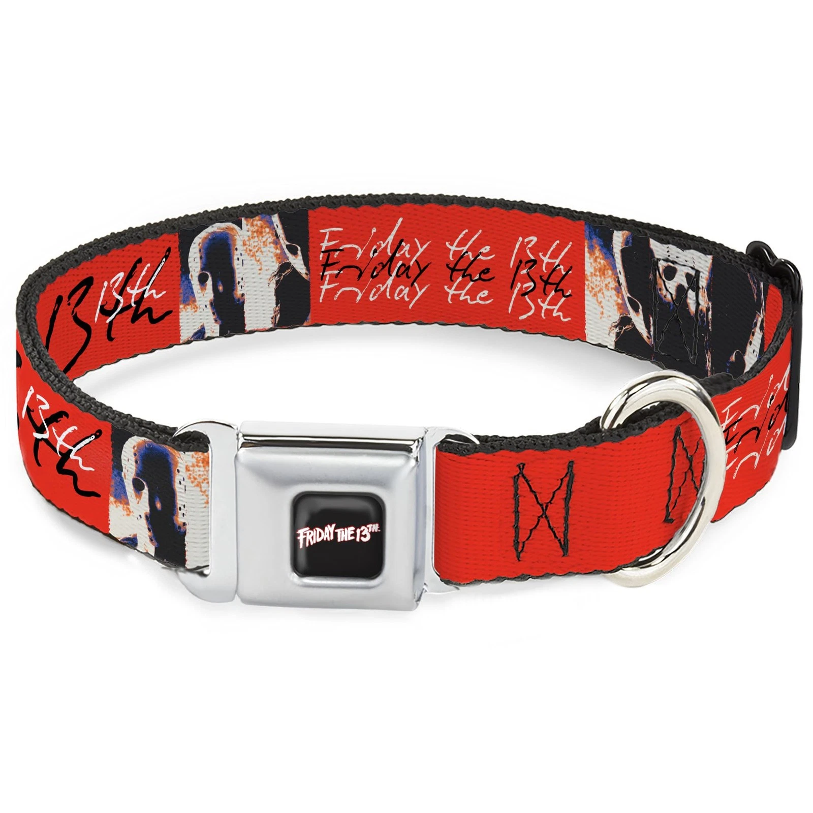 Warner Bros. Horror Movies Pet Collar, Dog Collar Metal Seatbelt Buckle, Friday
