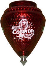 4 Pack Mini Cobra Durable Plastic Spin Tops  Metal Tip Made in Mexico - Trom...