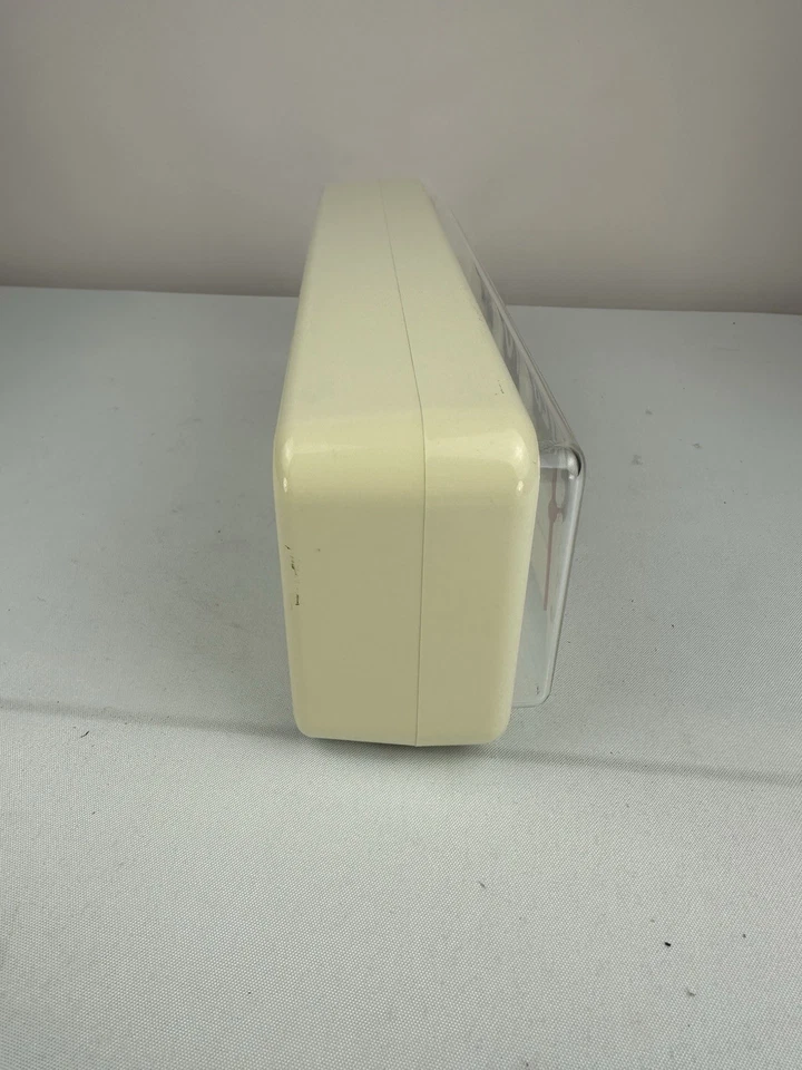 Twemco BQ-38 Flip Clock Calendar White Quartz Desk Wall TESTED - Image 4 of 4