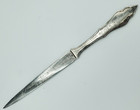 Authentic Antique German Silver Presentation Letter Opener  Engraved c.1920s–30s