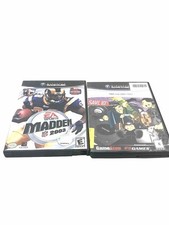 Madden 2003 Football NBA Live 2005 Basketball Nintendo GameCube Game Lot Of 2