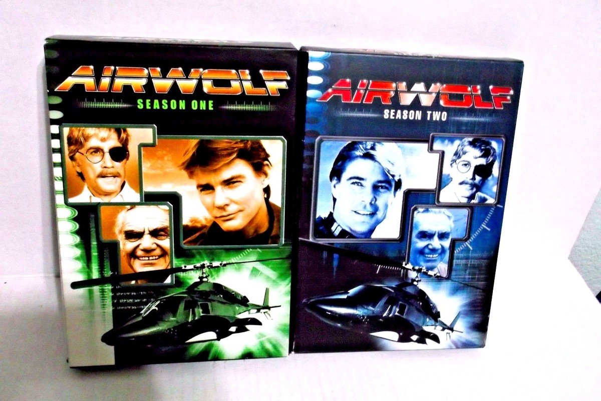 DVD Airwolf season1 （2枚組） Airwolf Season 1 One & 2 Two DVD Box Set Jan-Michael Vincent
