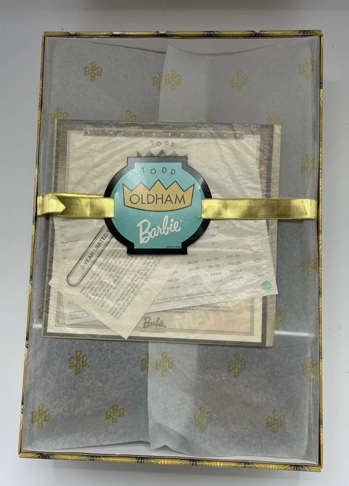 Barbie Todd Oldham edición limitada 1998 Mattel #22205 NRFB casi nueva! ¡Genial!! Foto 4 de 4