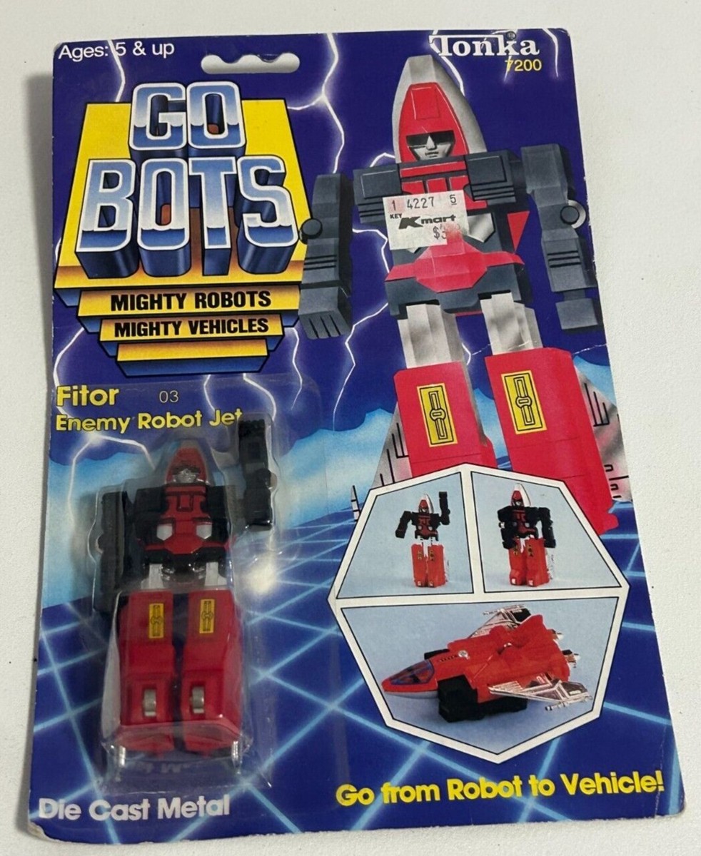1983 Go Bots *FITOR* ENEMY ROBOT JET (03) Sealed On Card NEW