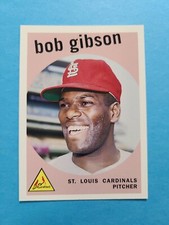 BOB GIBSON 2006 TOPPS ROOKIE OF THE WEEK BASEBALL CARD # 19 F2725. rookie card picture