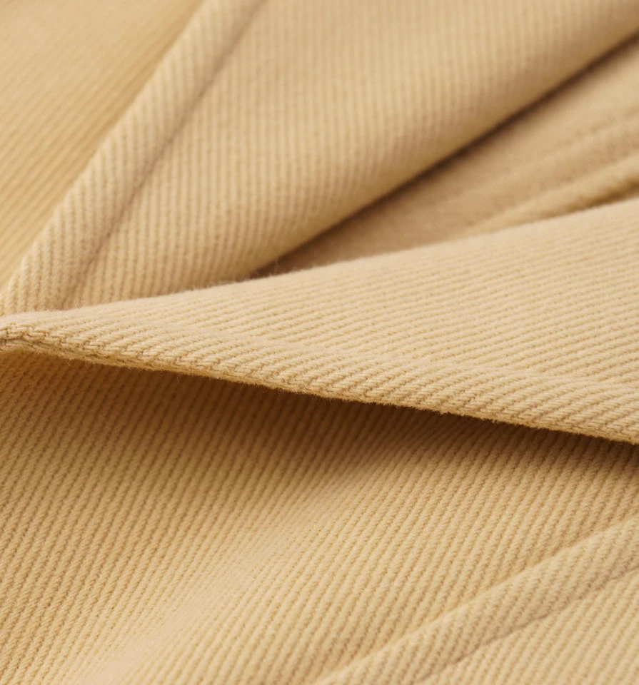 Belvest Camel 棕褐色柔软拉丝斜纹棉西装外套 40R (Eu 50) 全新带标签运动外套 — 第 3/4 张图片