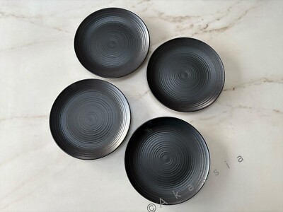 Next Black Bronx Set of Dinner Plates UK