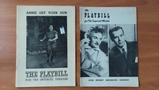 PLAYBILL LOT IMPERIAL THEATRE, ANNIE GET YOUR GUN 1948, ANDERSON'S ALMANAC 1953