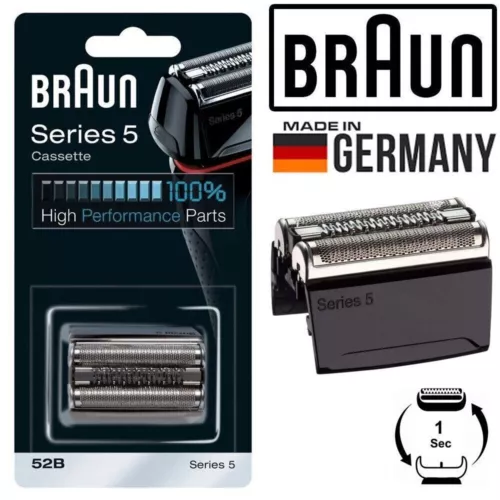 Original Braun Serie 5 Kombipack 52B schwarz Scherkopf neu - Bild 1 von 8