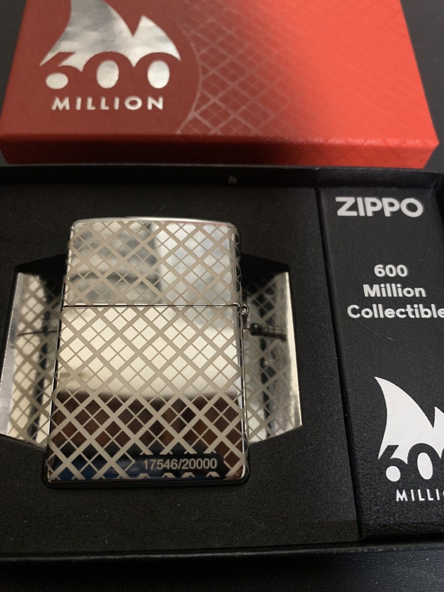 600 MILLION LIMITED EDITION ZIPPO LIGHTER MINT IN BOX xxxxx/20000
