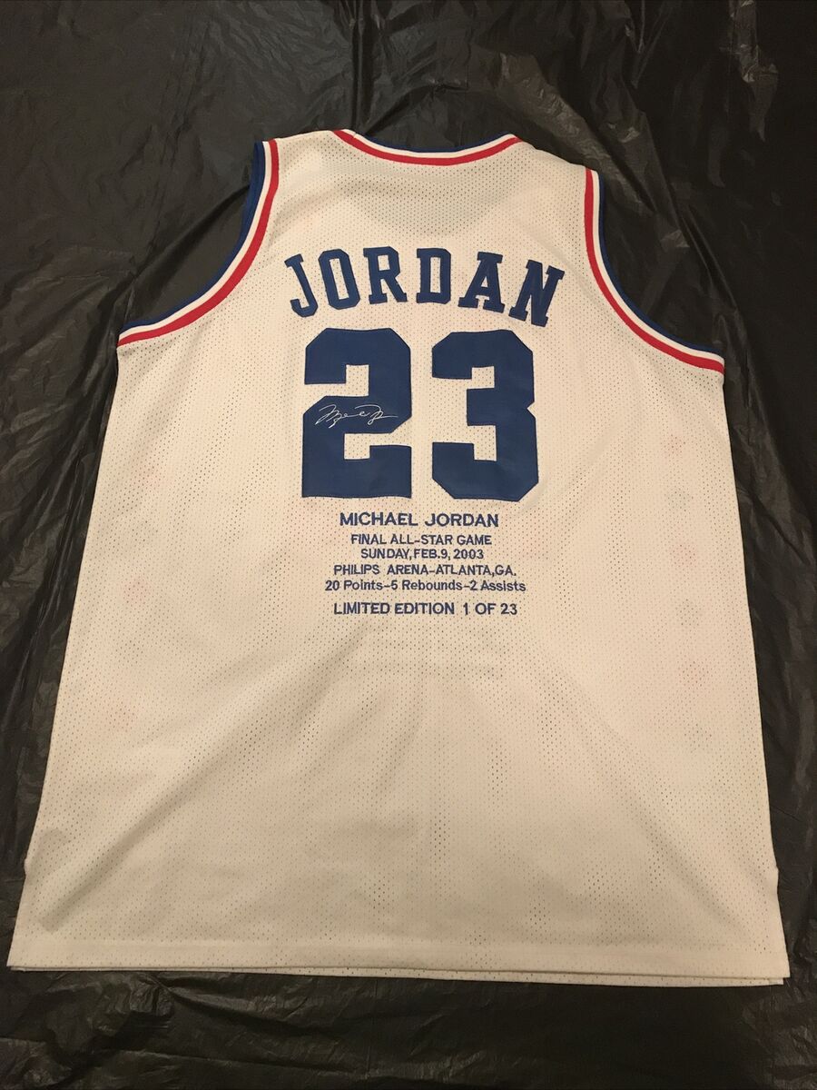 RARE 2003 LIMITED EDITION 1 of 23 MICHAEL JORDAN LAST ALL RARE 2003 LIMITED EDITION 1 of 23 MICHAEL JORDAN LAST ALL