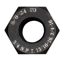 Steel Muzzle Thread Adapter Convert 5/8x24 to 3/4 NPT 13/16-16 3/4-16