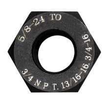 Steel Muzzle Thread Adapter Convert 5/8x24 to 3/4 NPT 13/16-16 3/4-16