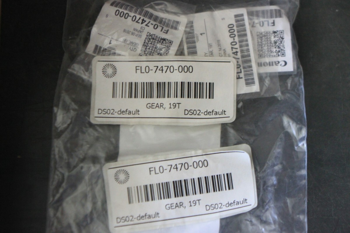 Genuine OEM Canon FL0-7470-000 (FL07470000) 19T Gear imagePRESS