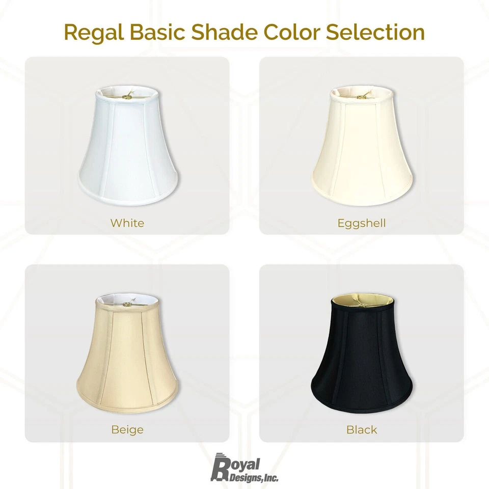 Royal Designs Inc True Bell Basic Lampshade Various Colors and Sizes - Image 2 of 4