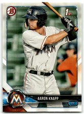 2018 BOWMAN PROSPECTS AARON KNAPP MIAMI MARLINS #BP5