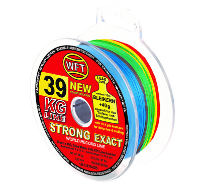 0,20 /m WFT NEW 39KG STRONG EXACT LEAD CORE 0.25mm 340m,auch f. Norwegen