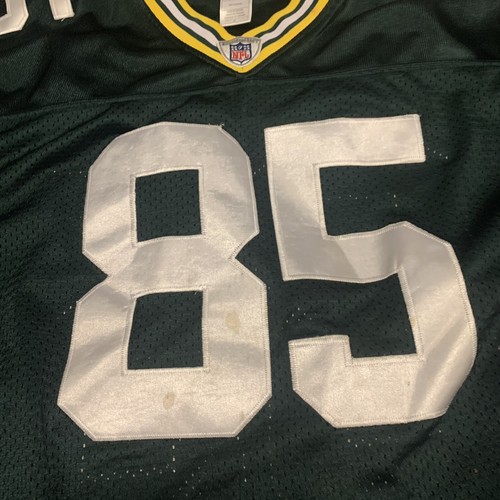 Green Bay Packers Men’s Size 52 Jersey Reebok Green Greg Jennings Short Sleeve - Picture 9 of 13