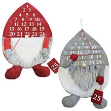 Christmas Gonk Advent Calendar 24 Fabric Pockets Add your own Treats