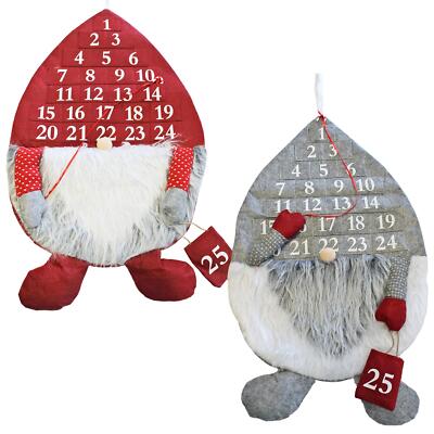 Weihnachten Gonk Adventskalender 24 Stofftaschen eigene Leckereien hinzufügen