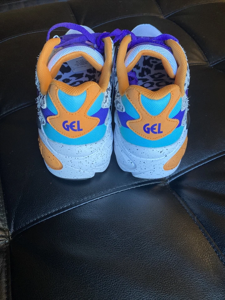 Men's Asics Gel BND "Zebra Print" Athletic Fashion Sneakers 1021A248 100 Size9.5 - Image 3 of 4