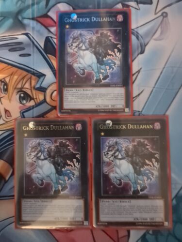 3 x GHOSTRICK DULLAHAN LVAL-EN053 Unlimited Edition Yugioh NM Playset - Picture 1 of 2