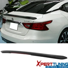 Fits 16-23 Nissan Maxima SR Style Rear Trunk Spoiler Wing & LED Brake Light ABS