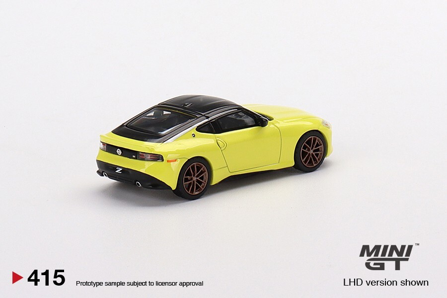 ミニッツAutoScaleLP500S Mini GT 1:64 Nissan Z Proto Spec 2023 Ikazuchi Yellow #415