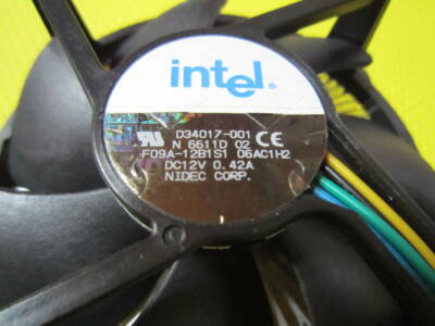 New Original Genuine Intel Socket 775 Copper Core CPU Heat Sink Fan D34017-001