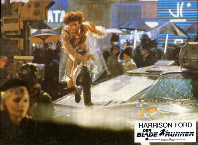 DER BLADERUNNER: 1 Aushangfoto (23x29,5cm)  HARRISON FORD RUTGER HAUER KULT-4-