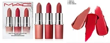 MAC HAIL TO THE CHIC Lipstick Trio 3 Full Size Lipsticks @0.10 oz Each NIB
