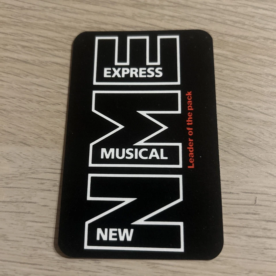 Mint 1992 NME Card Kim Gordon Sonic Youth New Musical Express Leader Of The Pack - Image 2 of 2