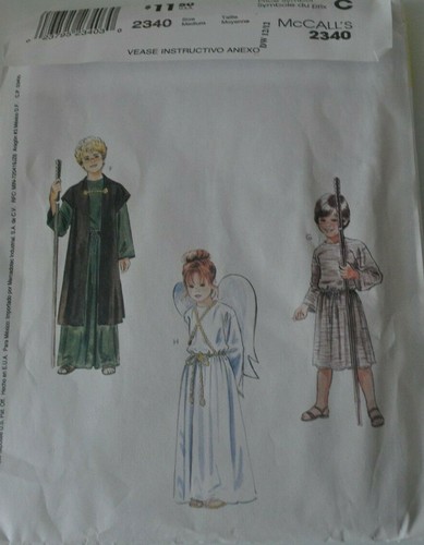 McCalls Pattern 2340 sz 8-10 for King Pilgrim Angel costume - Picture 2 of 2