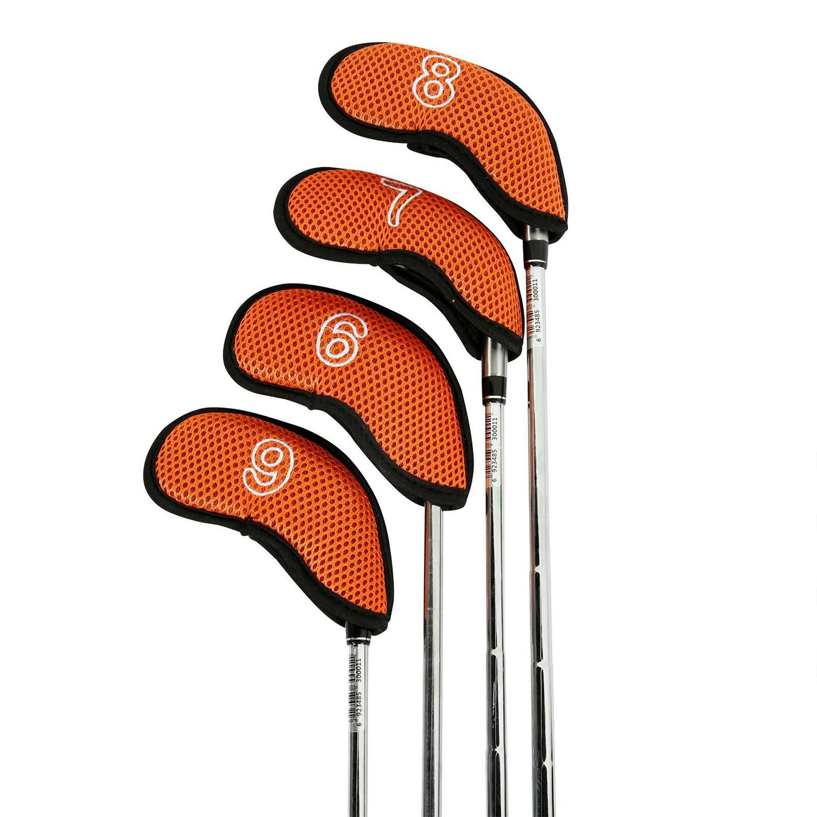 10pcs Golf Club Iron Head Cover Breathable Mesh Golf Head Cover for