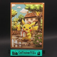 x1 Pikachu's Gift Sleeve Pokemon Center Japan Original New Unplayed