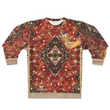 The Dude Abides Big Lebowski Rug Crewneck - Zen Dude Unisex Sweatshirt