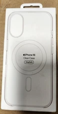 Original Apple Magnetic Clear Case with MagSafe for Apple iPhone 16