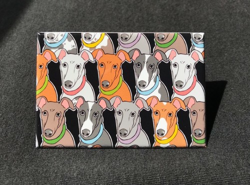Greyhound Magnet Handmade Puppy Dog Gifts Accessories and Kitchen Home Decor - Picture 7 of 12