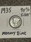 🔥🔥1935 Mercury 10c Dime 90% Silver NICE COIN🔥🔥