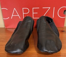 Capezio E-Series Slip On Jazz Shoes EJ2 8.5 M Black Padded Insole