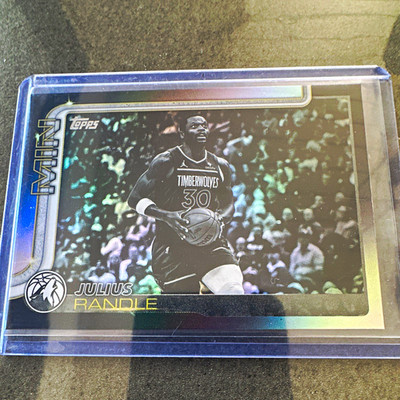 2025-26 Topps Julius Randle Blackout #110 Timberwolves Black Friday Flagship
