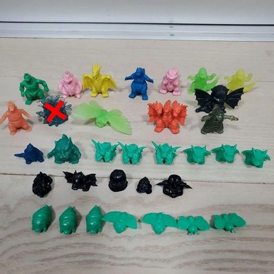 Vintage Godzilla Series Poly Figures - Set of Monsters