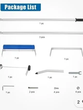 20ft Roof Snow Rake Removal Tool w/Aluminium Adjustable Telescoping Handle+Wheel