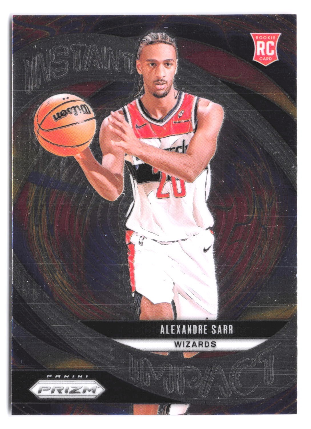 2024-25 Panini Prizm - Instant Impact Alexandre Sarr #1 Rookie RC