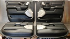 2019-2024 Dodge Ram 1500 Quad Cab Oem Limited Interior Door Trim Panels 2019-2024 Dodge Ram 1500 Quad Cab Oem Limited Interior Door Trim Panels