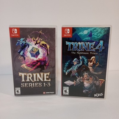 Trine Series 1-3 + 4 The Nightmare Prince Nintendo Switch Tested 