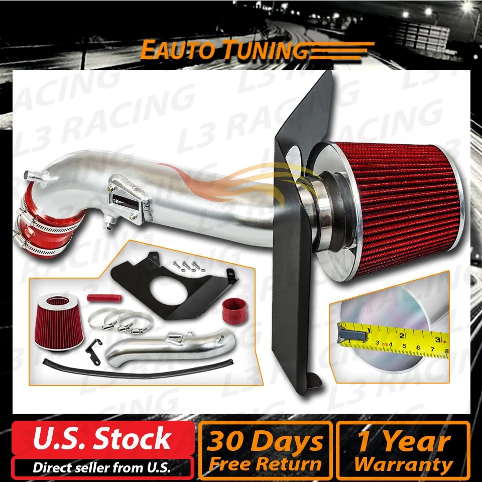 Protector térmico frío admisión de aire rojo para Honda Accord 13-17 2,4 L L4 Foto 2 de 4