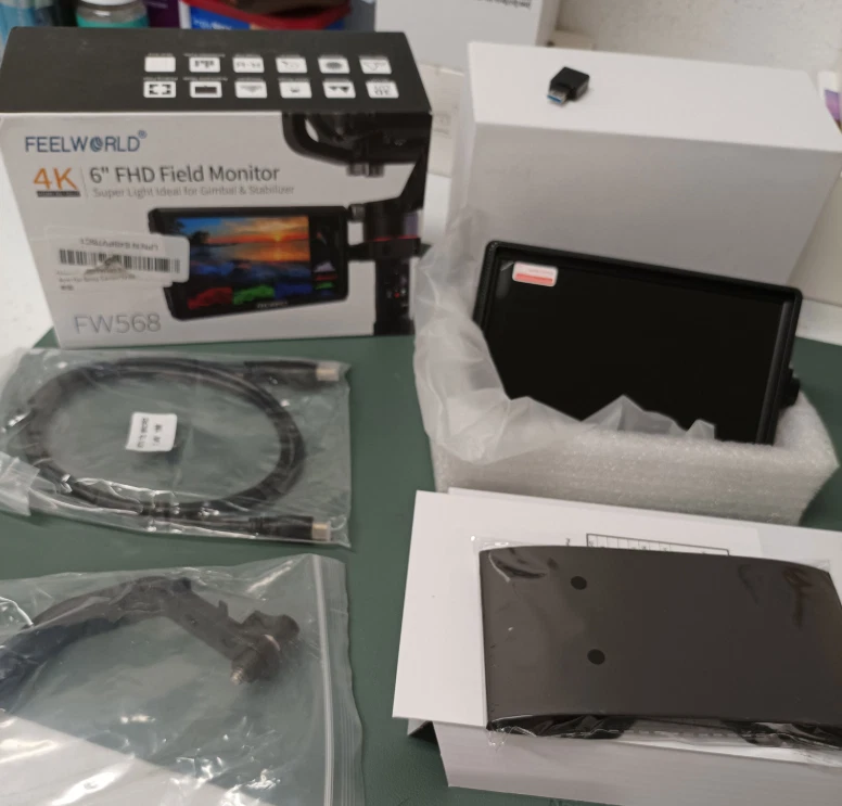 FEELWORLD FW568 V3 6in DSLR Monitor 4K HDMI 3D LUT Full HD for Accurate Color - Image 2 of 4