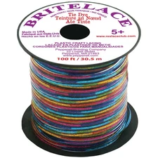 Pepperell RBS33-5012 Rexlace Plastic Lacing .0938"X33yd-Lace Tie Dye (6Pk)